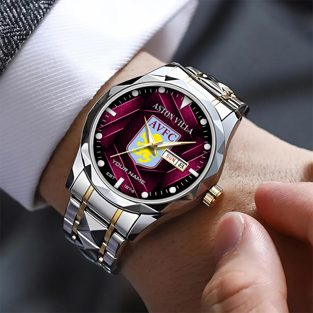 Personalized Aston Villa Alloy Luxury Quartz Watch - TANTN20268