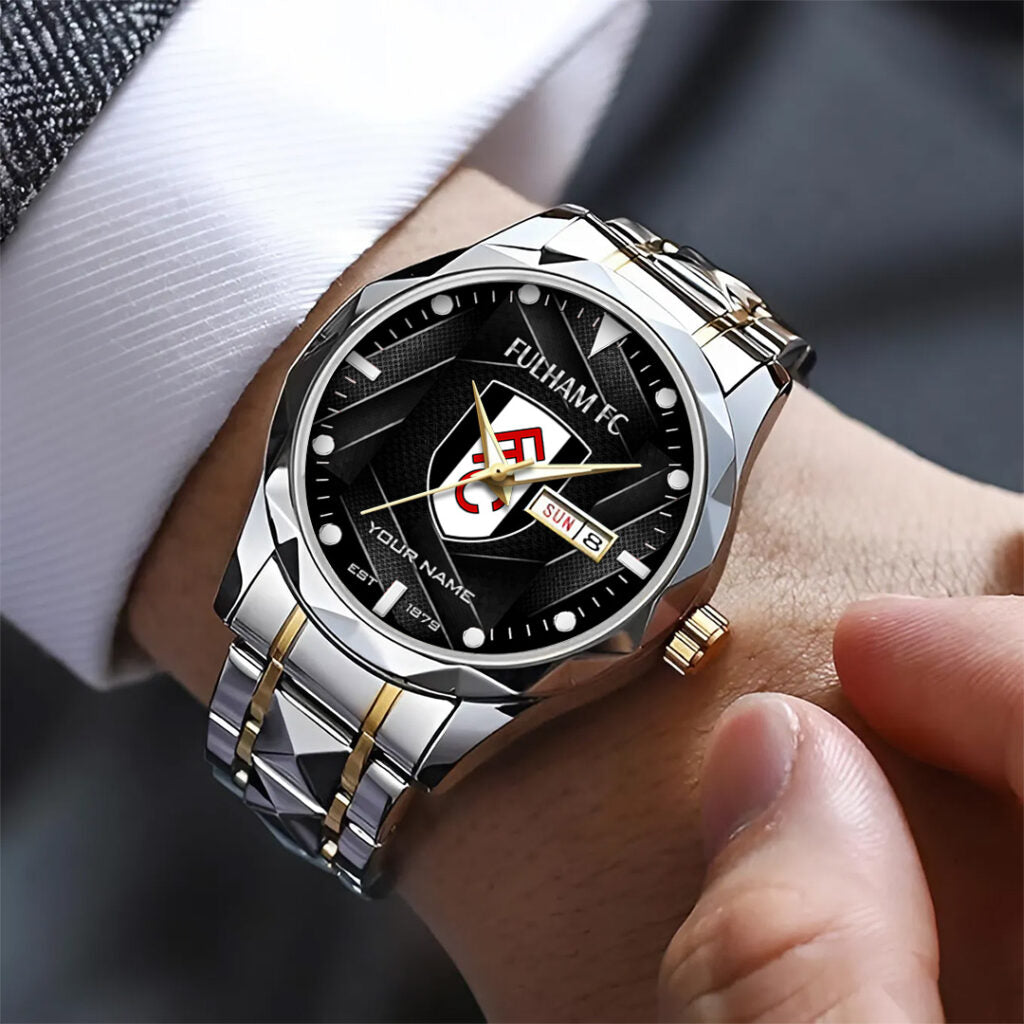 Personalized Fulham FC Alloy Luxury Quartz Watch - TANTN20270