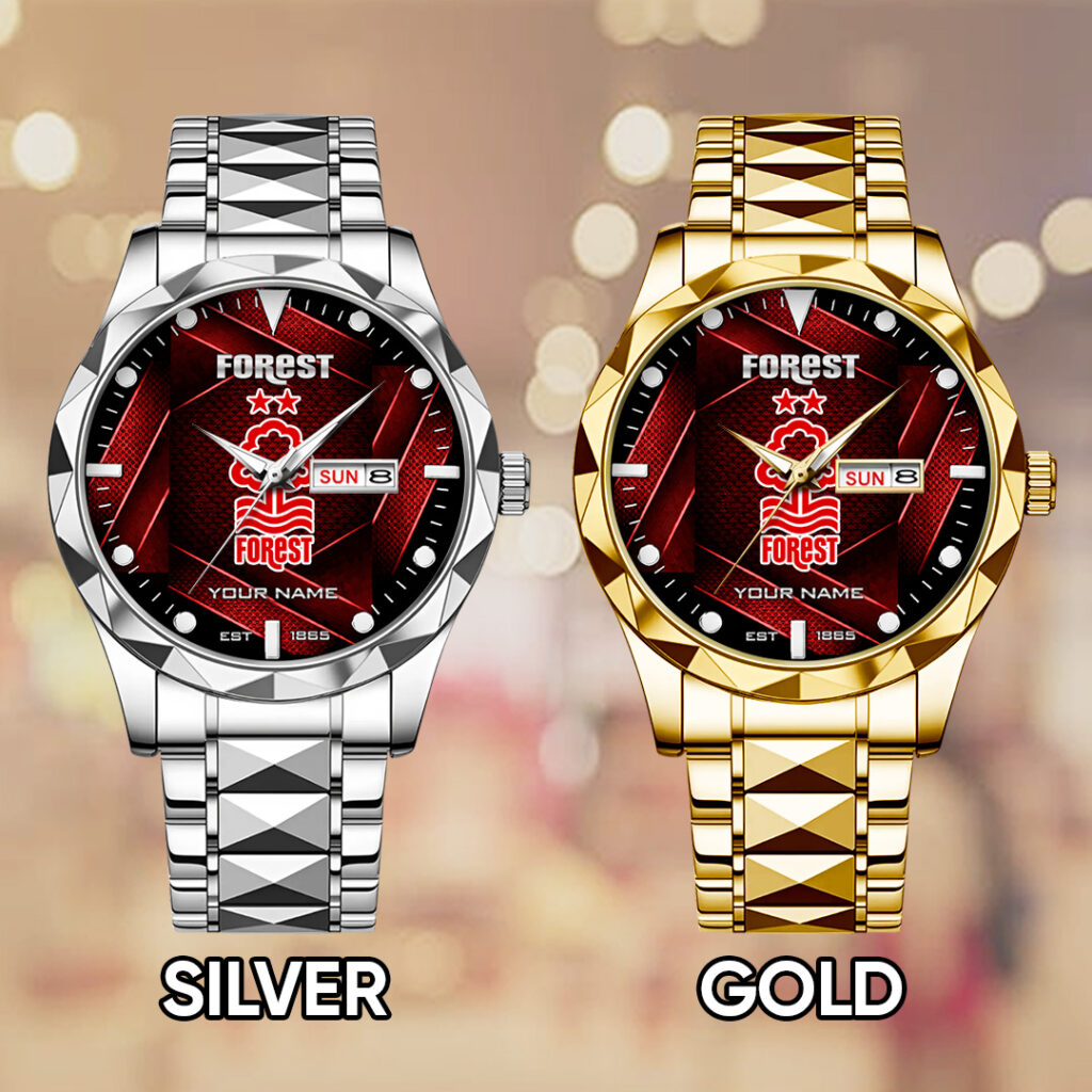 Personalized Nottingham Forest Alloy Luxury Quartz Watch - TANTN20273