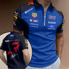 Red Bull Racing x Max Verstappen 2026 Zip Polo Shirt – TANTN20353