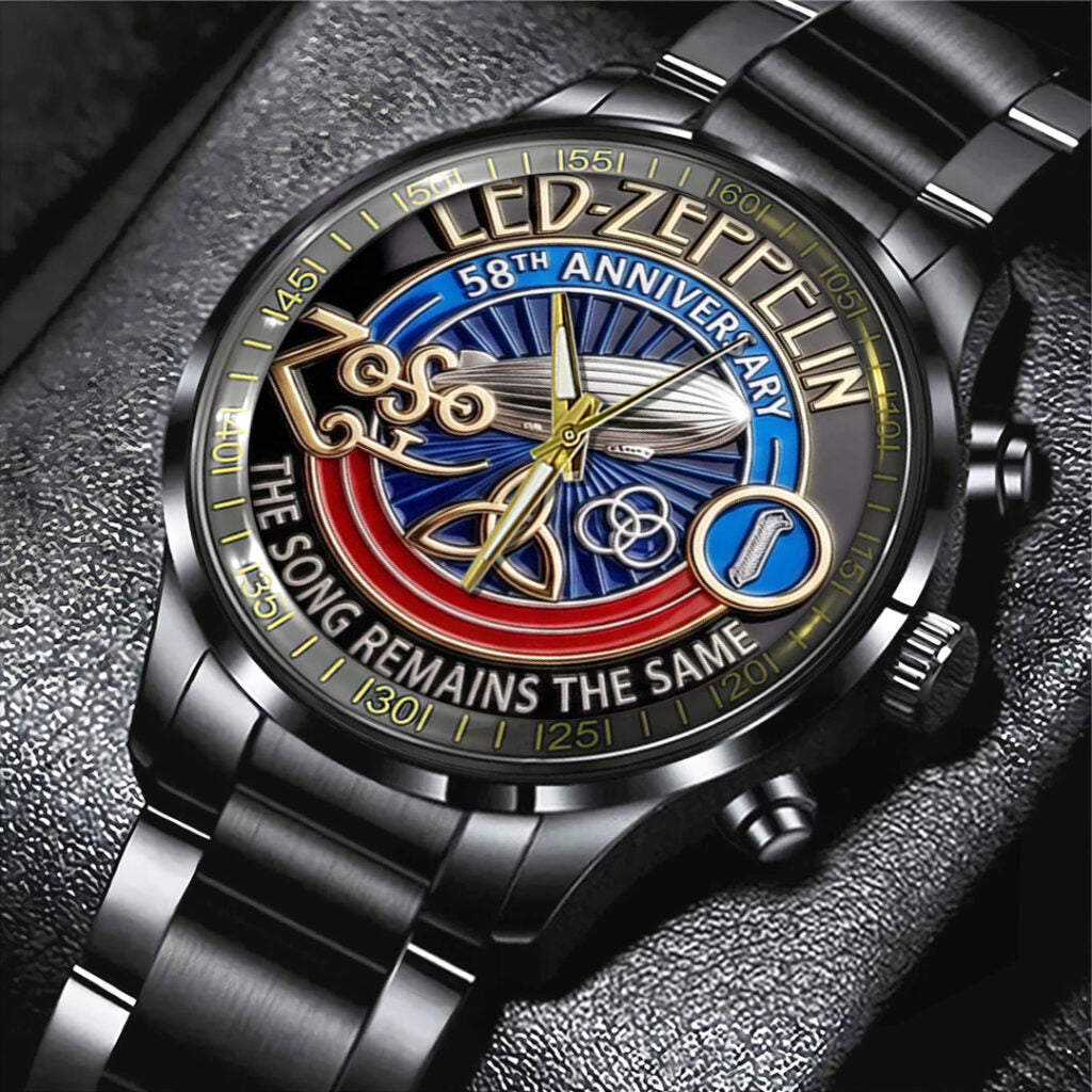 Led Zeppelin Black Stainless Steel Watch - TANTN20555