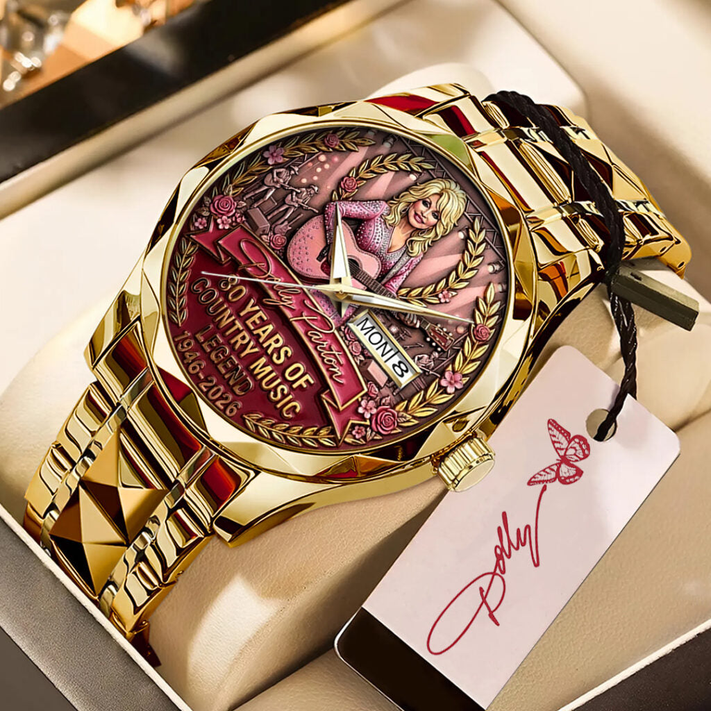Dolly Parton 80th Anniversary Alloy Luxury Quartz Watch - TANTN20587