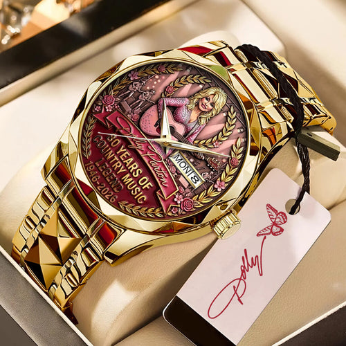 Dolly Parton 80th Anniversary Alloy Luxury Quartz Watch - TANTN20587