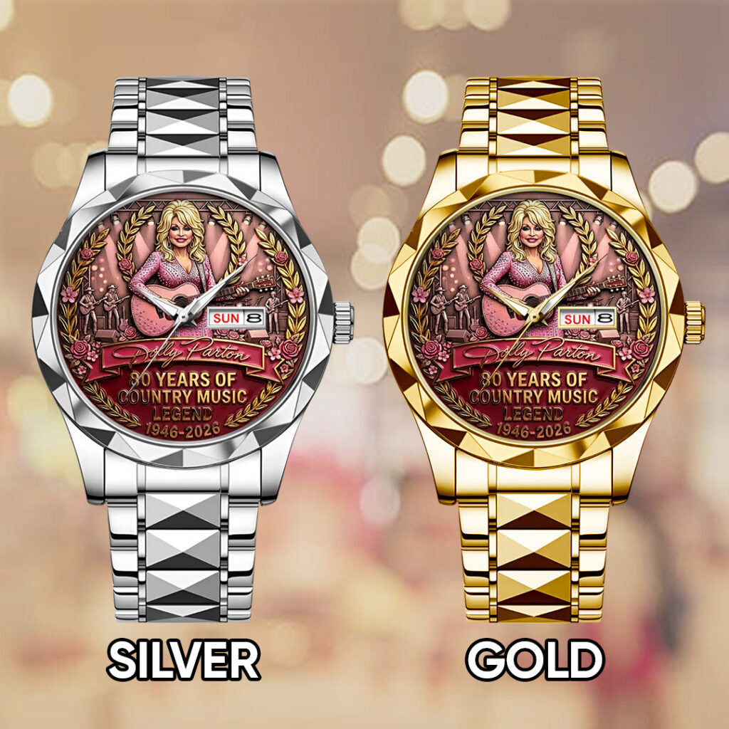 Dolly Parton 80th Anniversary Alloy Luxury Quartz Watch - TANTN20587