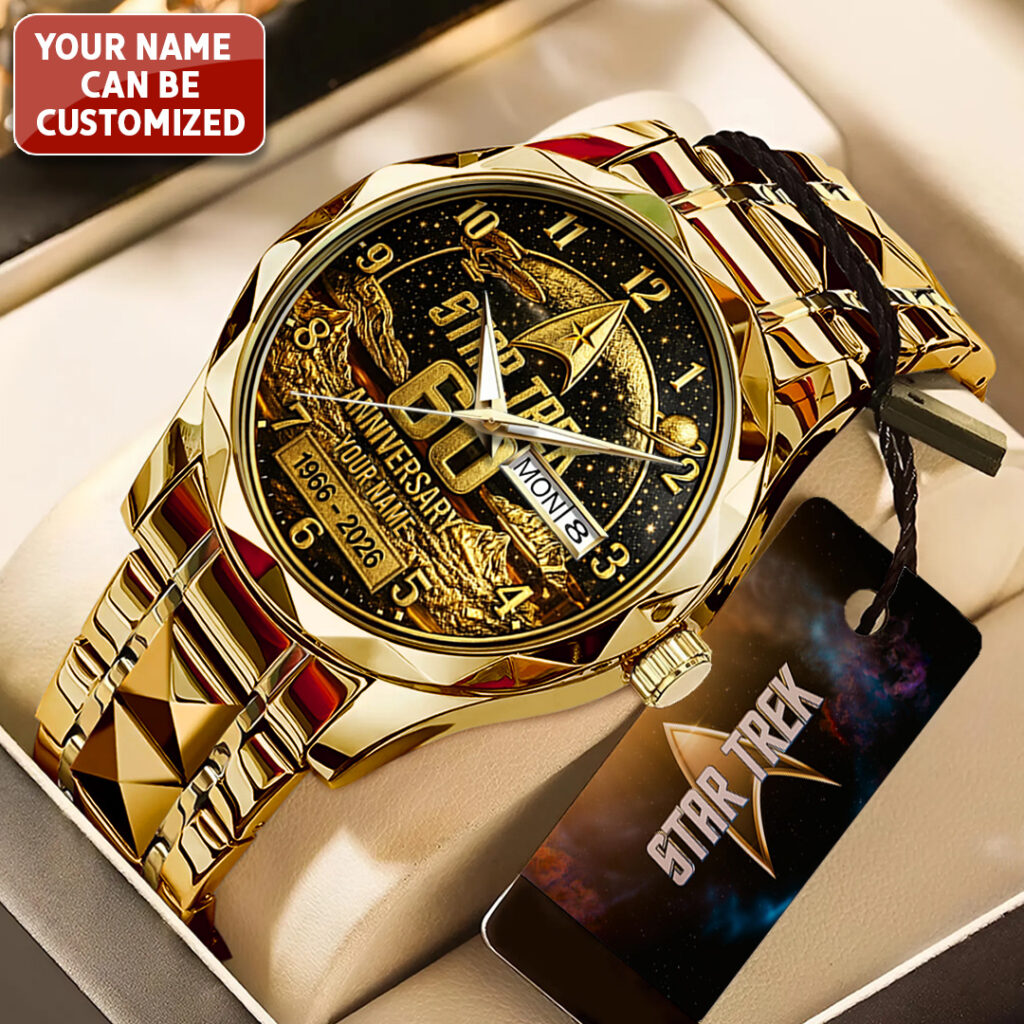 Personalized Star Trek 60th Anniversary Alloy Luxury Quartz Watch - TANTN20597