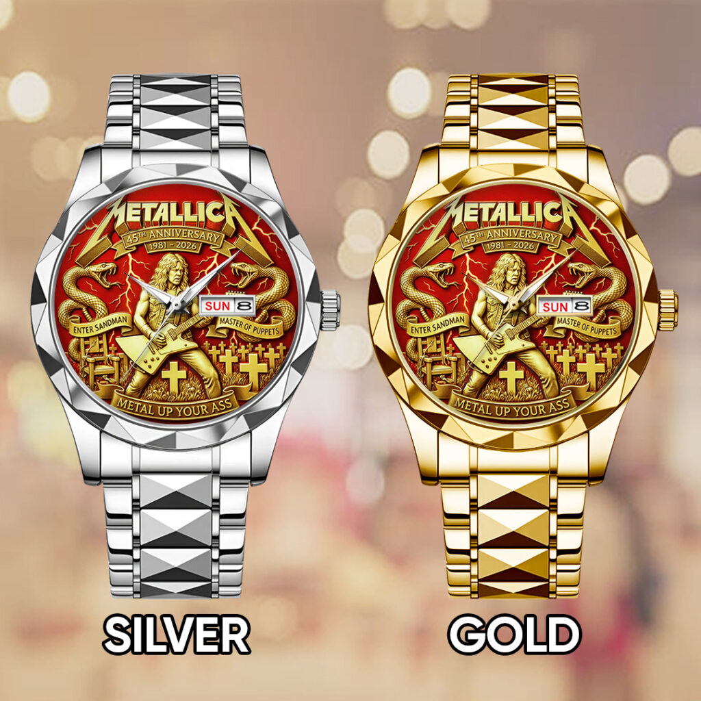 Metallica 45th Anniversary 2026 Alloy Luxury Quartz Watch - TANTN20647