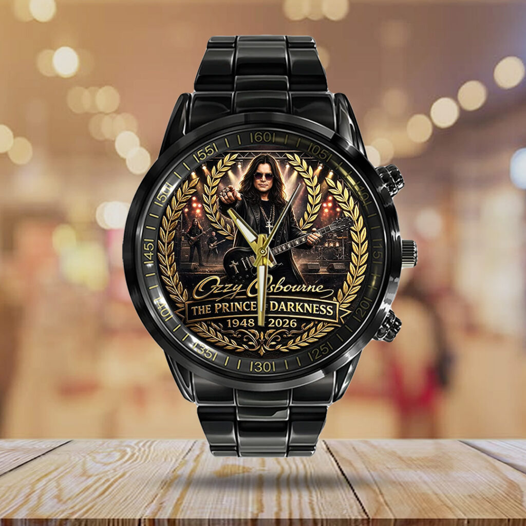 Ozzy Osbourne Black Stainless Steel Watch - TANTN20689