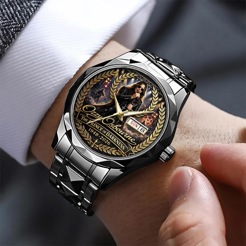 Ozzy Osbourne Alloy Luxury Quartz Watch - TANTN20715