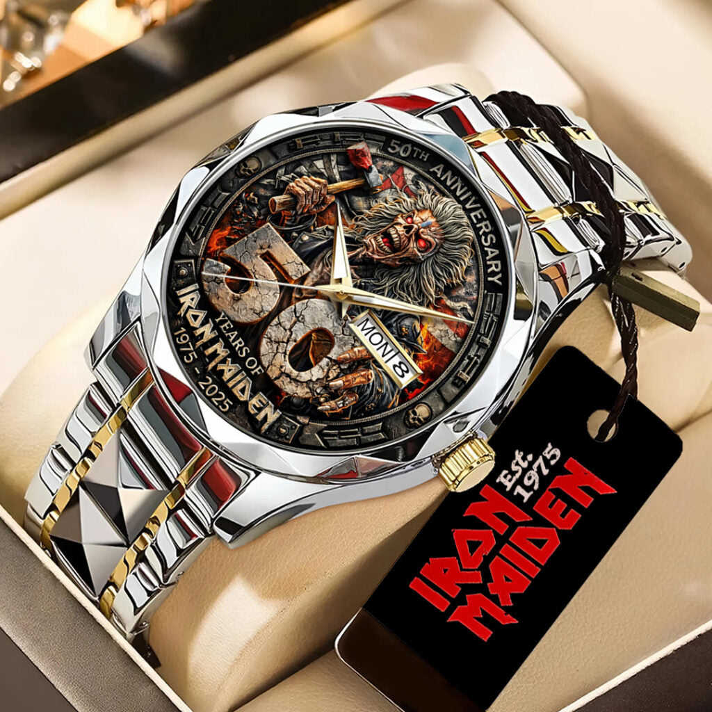 Iron Maiden 50th Anniversary Alloy Luxury Quartz Watch - TANTN20759