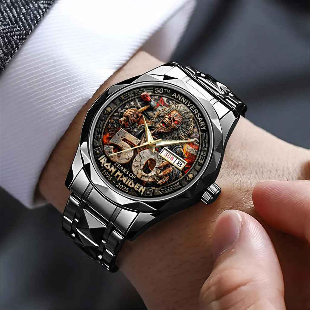 Iron Maiden 50th Anniversary Alloy Luxury Quartz Watch - TANTN20759
