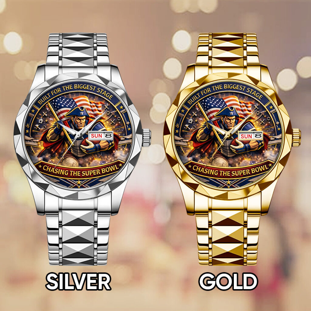 New England Patriots Alloy Luxury Quartz Watch - TANTN20832
