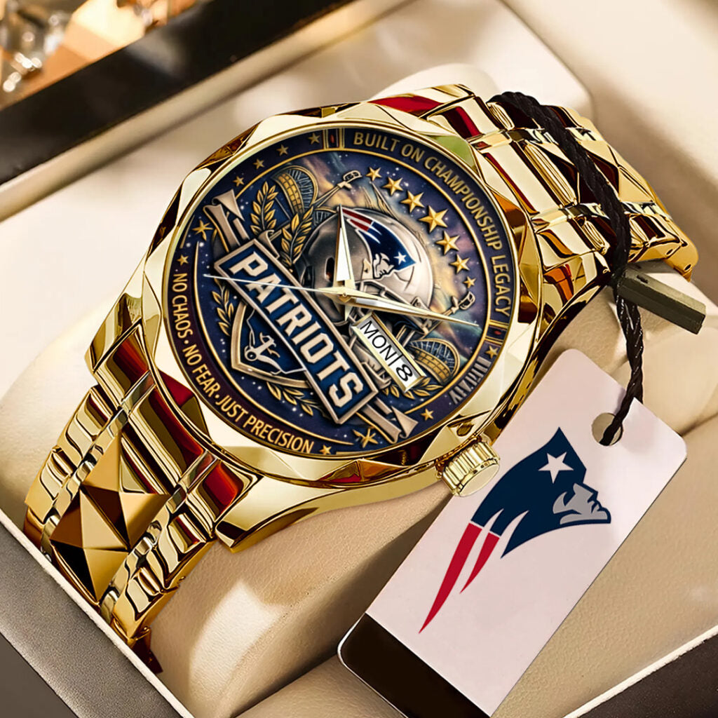 New England Patriots Alloy Luxury Quartz Watch - TANTN20833