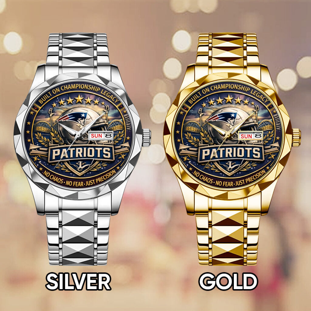 New England Patriots Alloy Luxury Quartz Watch - TANTN20833