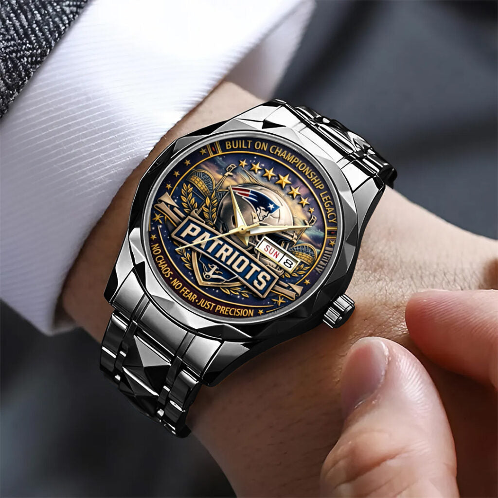 New England Patriots Alloy Luxury Quartz Watch - TANTN20833