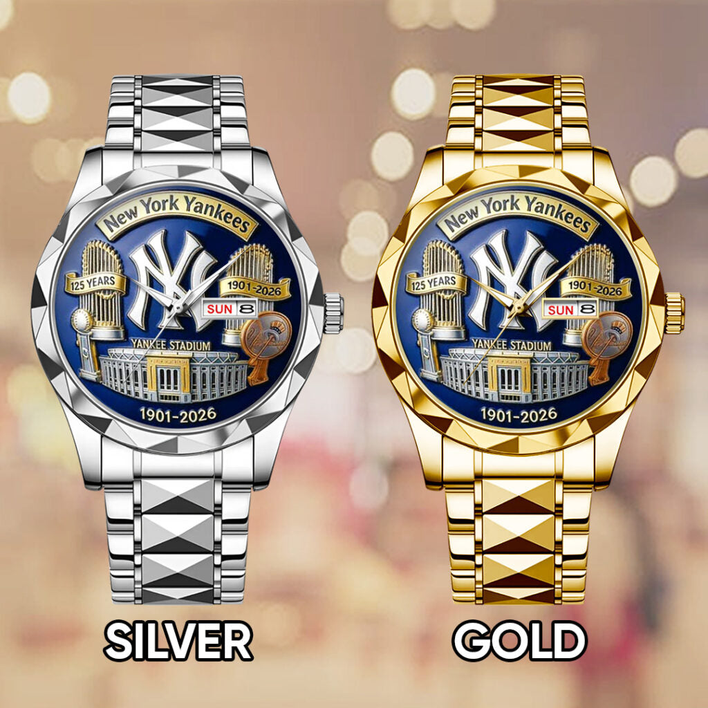 New York Yankees 125th Anniversary 2026 Alloy Luxury Quartz Watch - TANTN20866