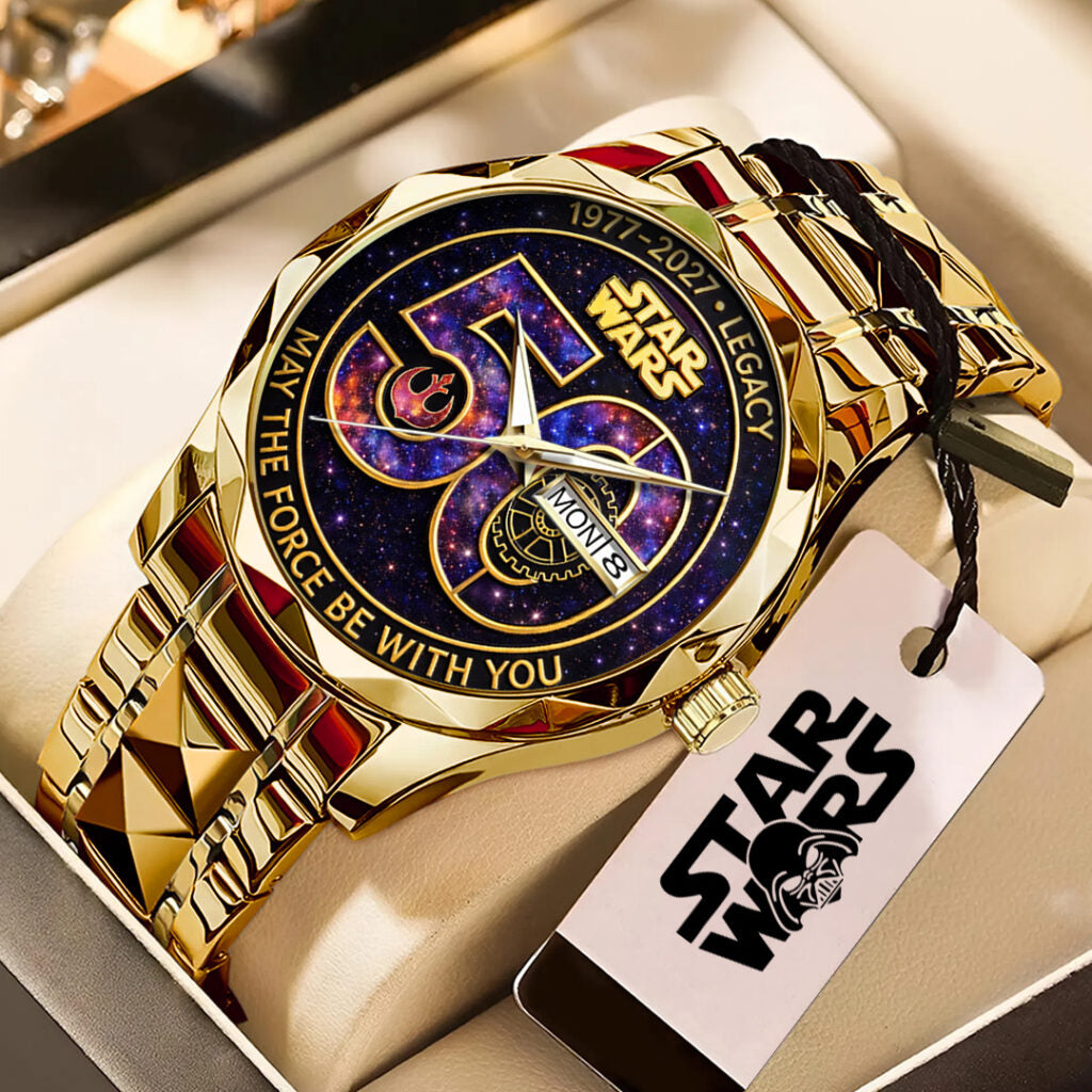 Star Wars 50th Anniversary 2027 Alloy Luxury Quartz Watch - TANTN20870