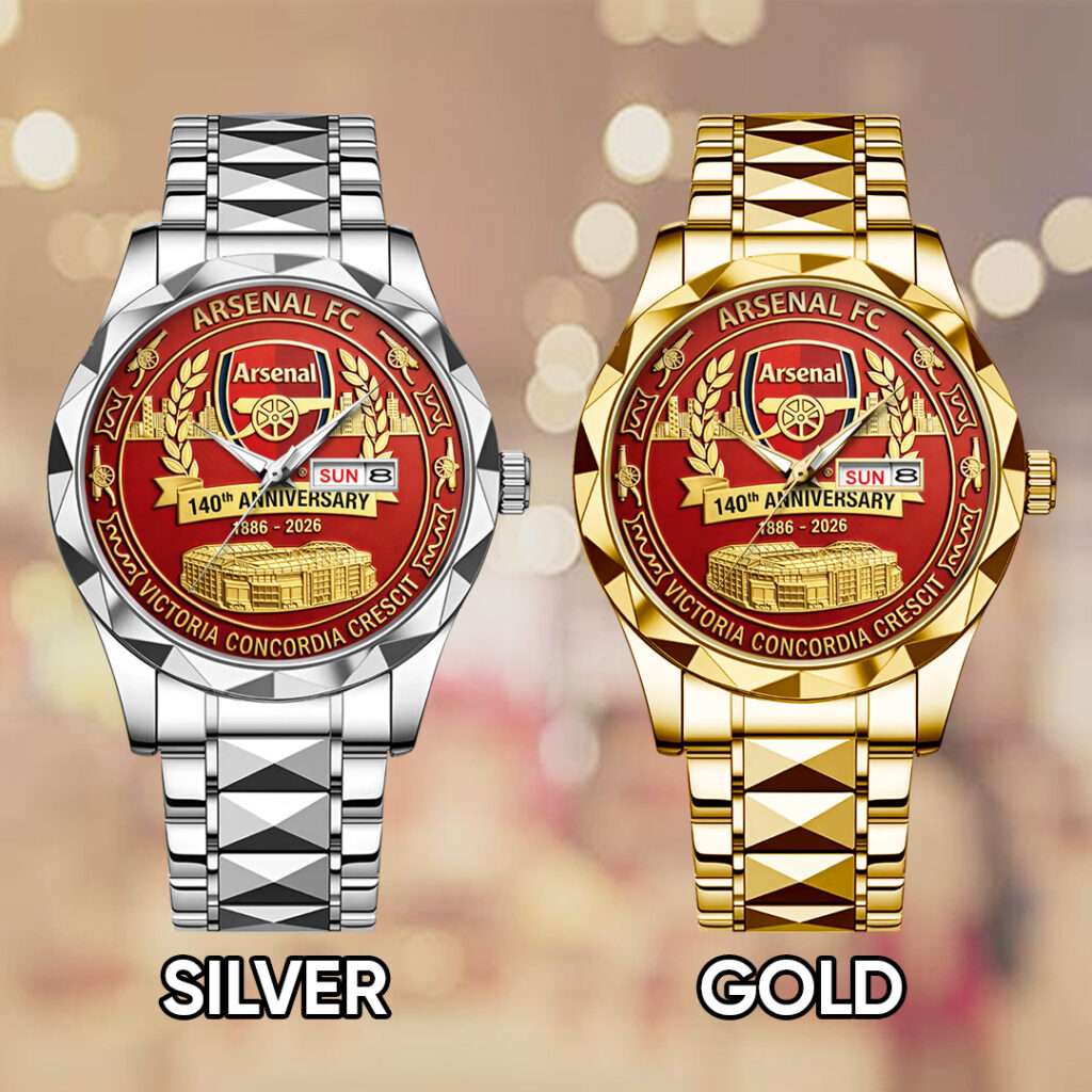 Arsenal FC 140th Anniversary 2026 Alloy Luxury Quartz Watch - TANTN20885