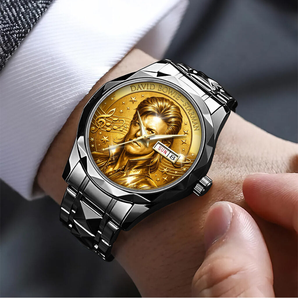David Bowie Alloy Luxury Quartz Watch - TANTN20902