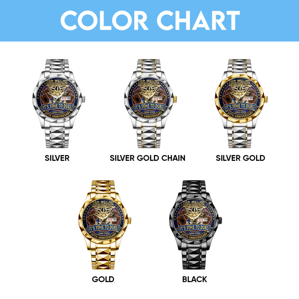 Yu-Gi-Oh! 30th Anniversary 2026 Alloy Luxury Quartz Watch - TANTN20904