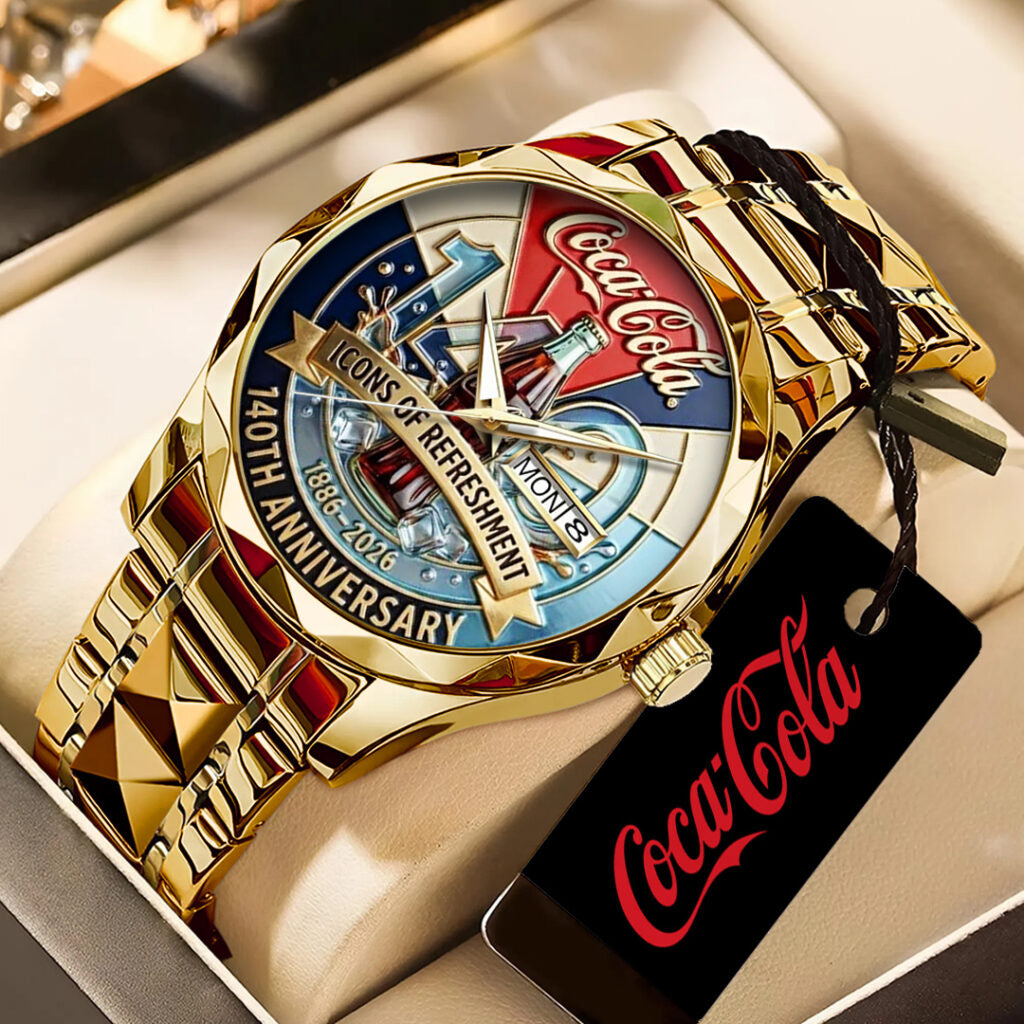Coca-Cola 140th Anniversary 2026 Alloy Luxury Quartz Watch - TANTN20906
