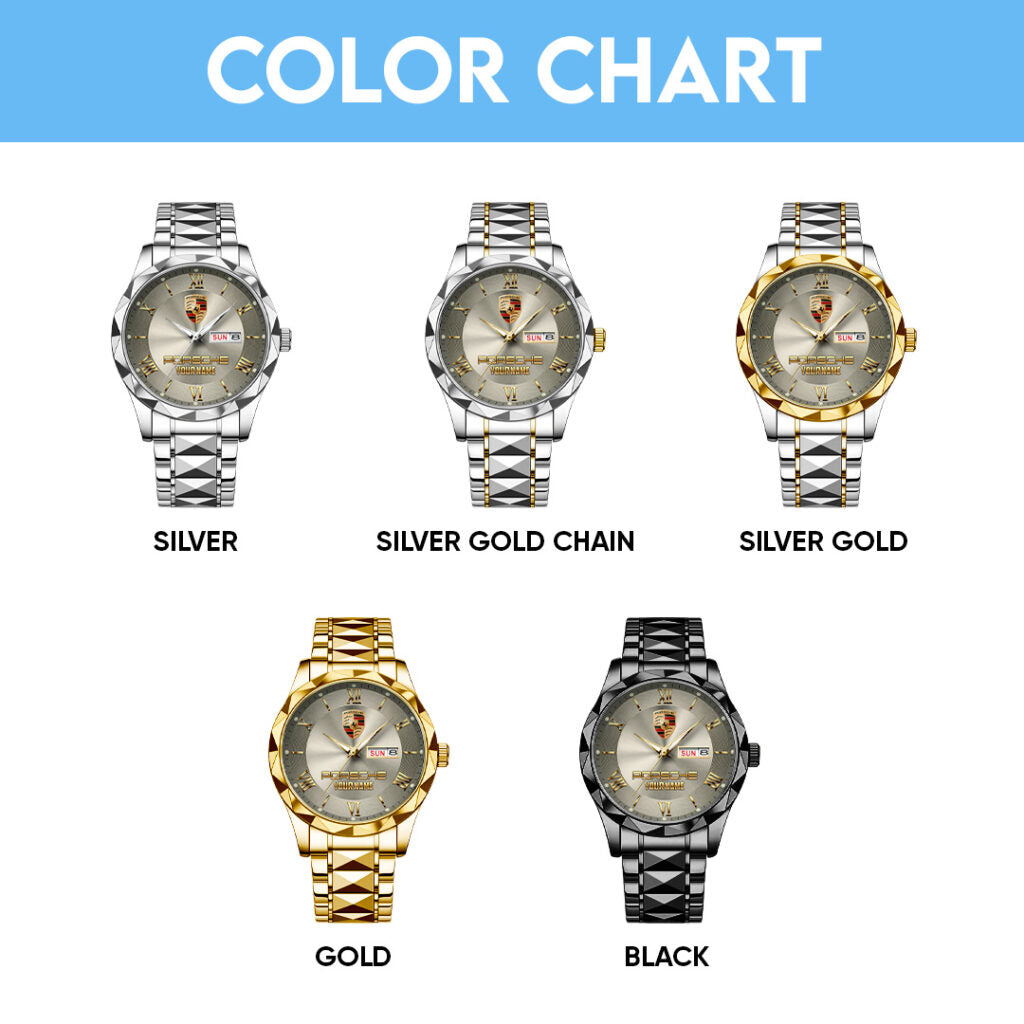 Personalized Porsche Alloy Luxury Quartz Watch - TANTN20929
