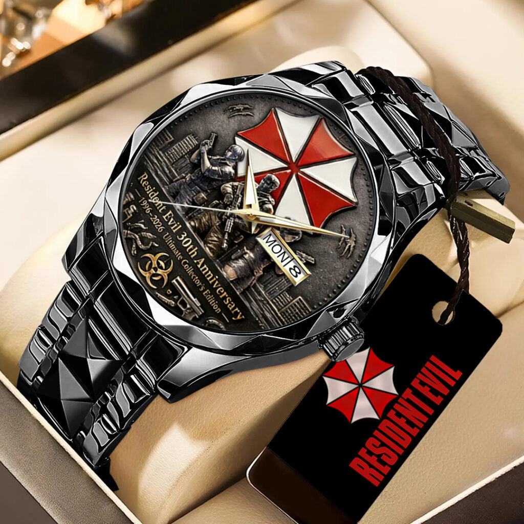 Resident Evil 30th Anniversary Alloy Luxury Quartz Watch - TANTN20934
