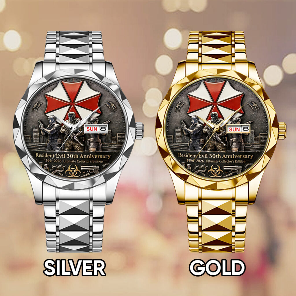 Resident Evil 30th Anniversary Alloy Luxury Quartz Watch - TANTN20934