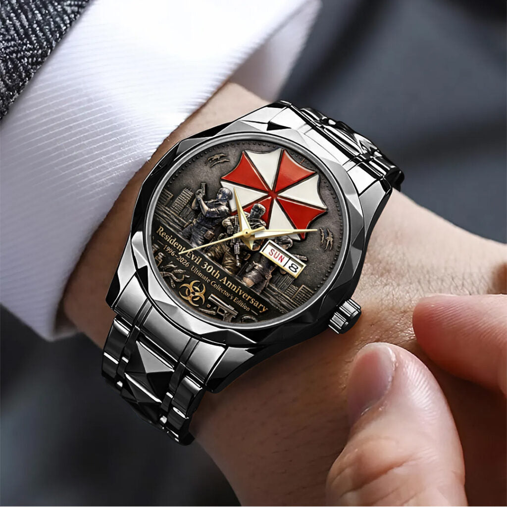 Resident Evil 30th Anniversary Alloy Luxury Quartz Watch - TANTN20934