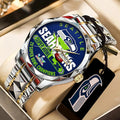 Seattle Seahawks 2025 Super Bowl LX Champions Alloy Luxury Quartz Watch - TANTN21008