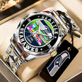 Seattle Seahawks 2025 Super Bowl LX Champions Alloy Luxury Quartz Watch - TANTN21038