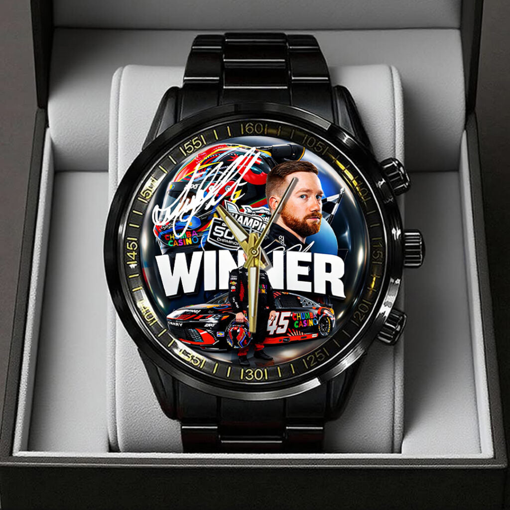 Tyler Reddick 2026 Daytona 500 Champion Black Stainless Steel Watch - TANTN21140