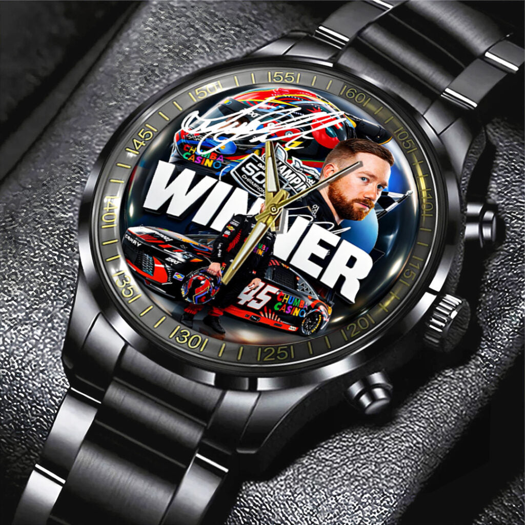 Tyler Reddick 2026 Daytona 500 Champion Black Stainless Steel Watch - TANTN21140