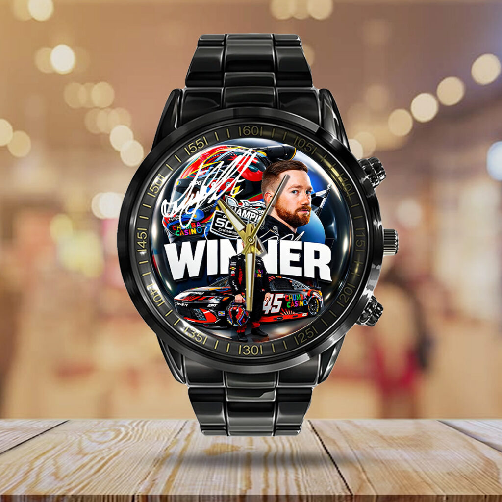 Tyler Reddick 2026 Daytona 500 Champion Black Stainless Steel Watch - TANTN21140