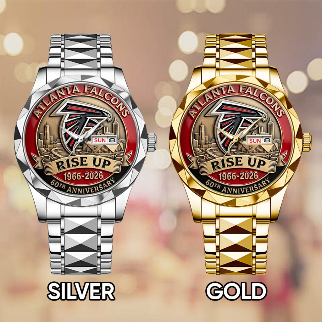 Atlanta Falcons Alloy Luxury Quartz Watch - TANTN21270