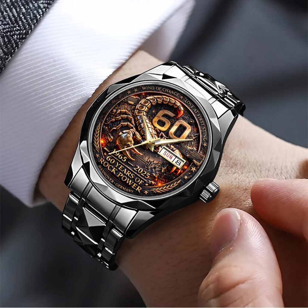 Scorpions 60th Anniversary Alloy Luxury Quartz Watch - TANTN21290