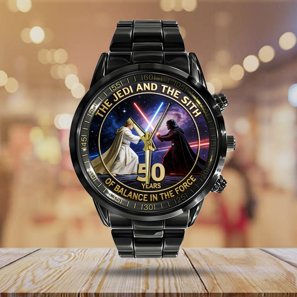 Star Wars 50th Anniversary 2027 Black Stainless Steel Watch - TANTN21321