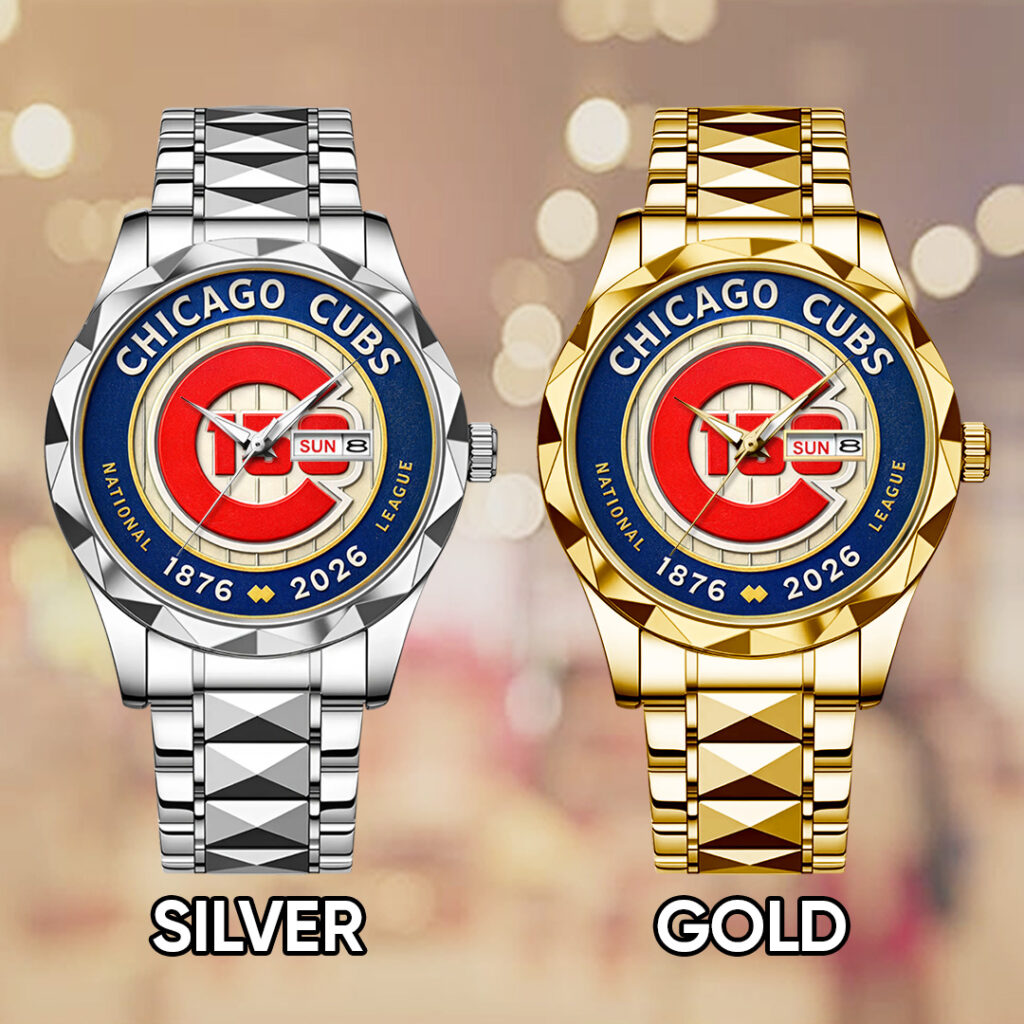 Chicago Cubs 150th Anniversary Alloy Luxury Quartz Watch - TANTN21330