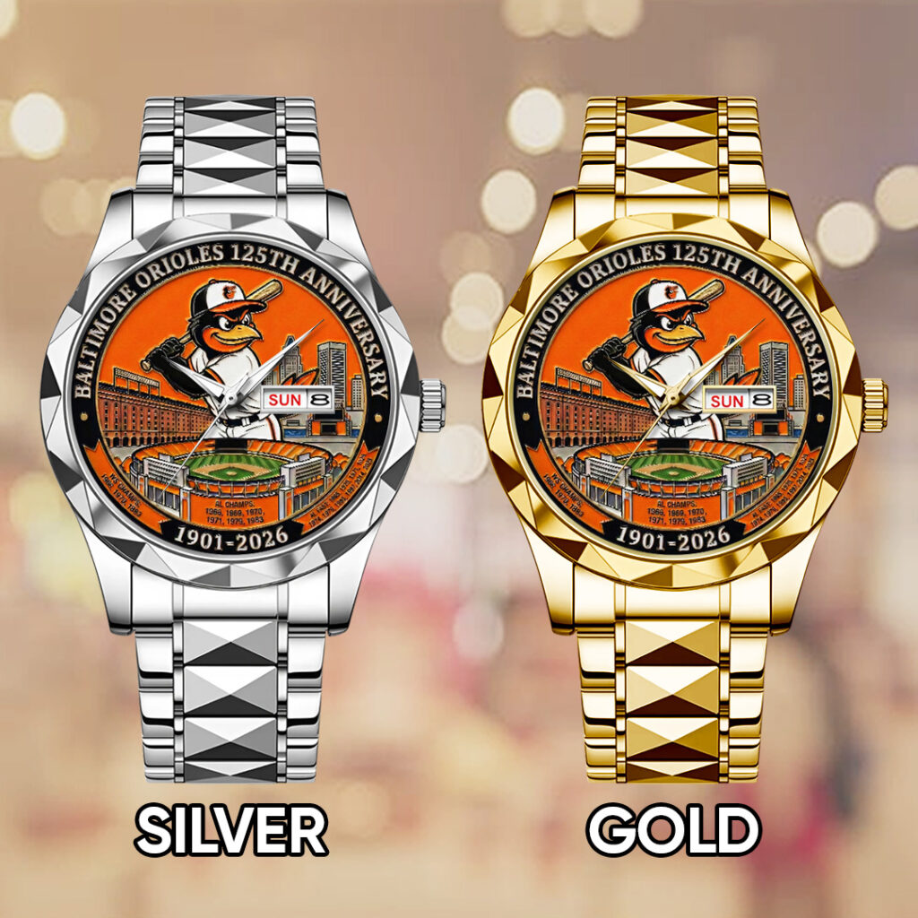 Baltimore Orioles 125th Anniversary 2026 Alloy Luxury Quartz Watch - TANTN21337