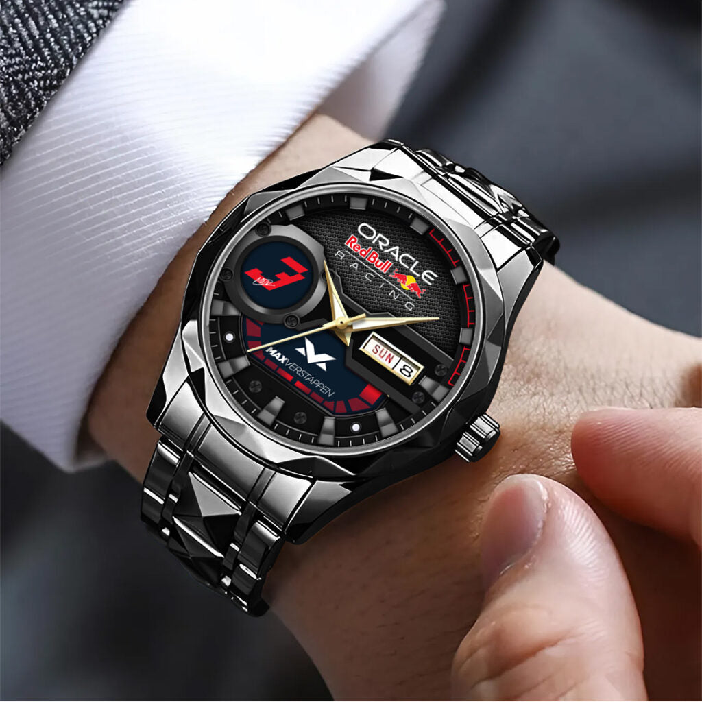 Red Bull Racing x Max Verstappen Alloy Luxury Quartz Watch - TANTN21374