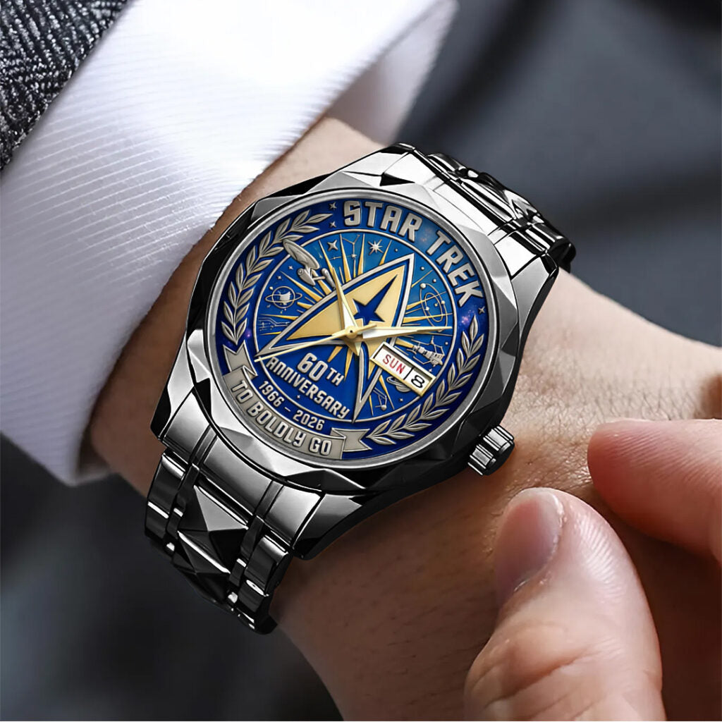Star Trek 60th Anniversary 2026 Alloy Luxury Quartz Watch - TANTN21384