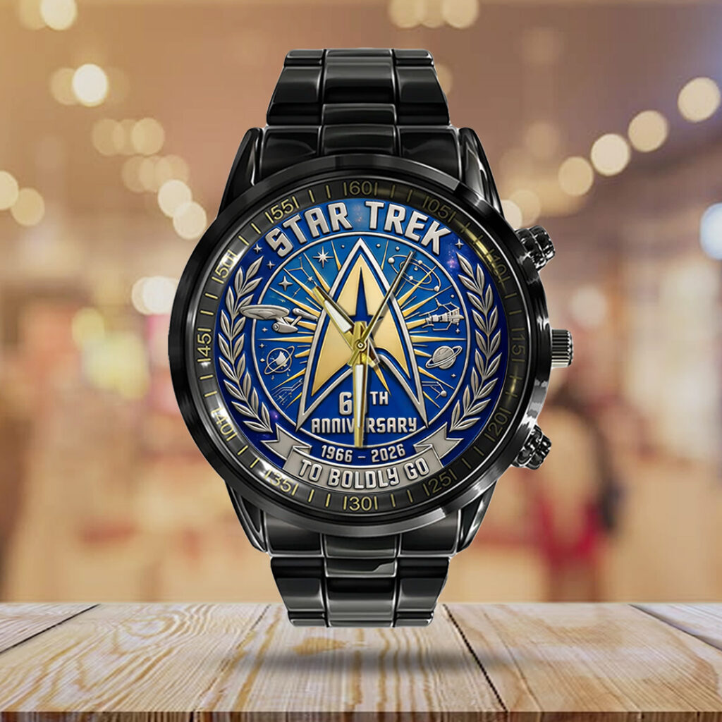 Star Trek 60th Anniversary 2026 Black Stainless Steel Watch - TANTN21385
