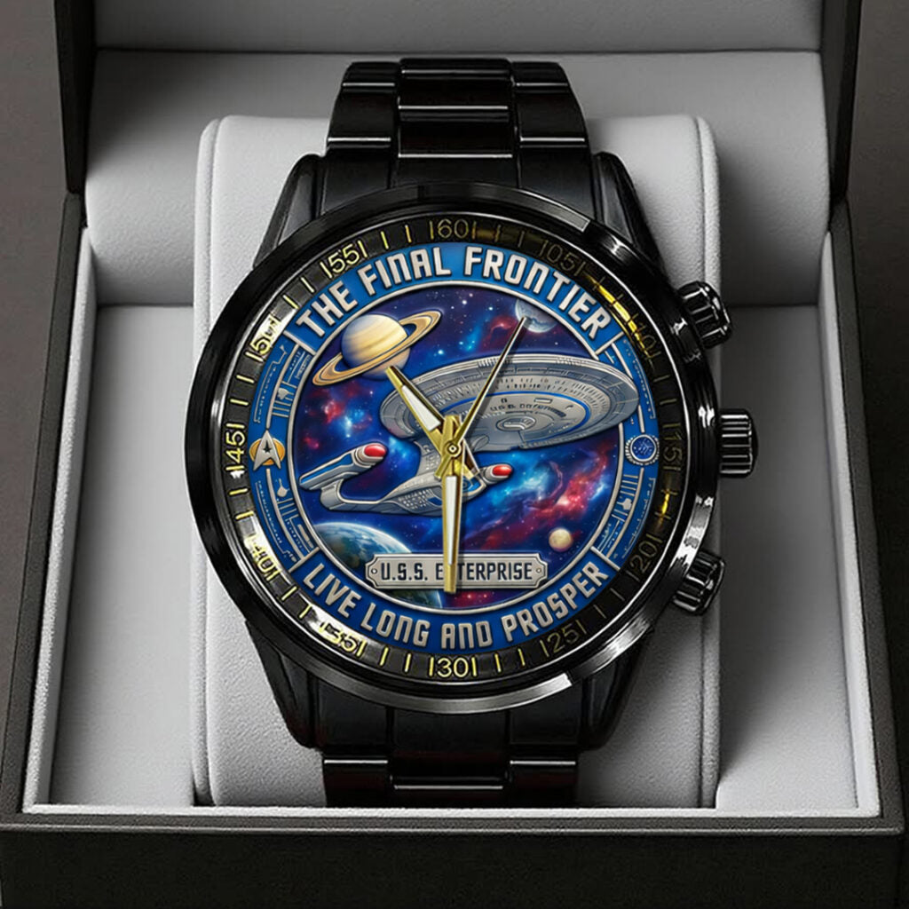 Star Trek 60th Anniversary 2026 Black Stainless Steel Watch - TANTN21387