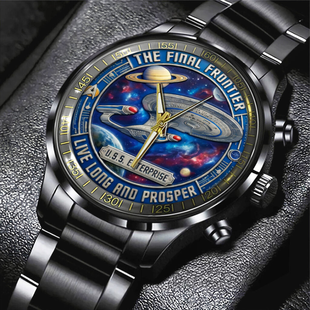 Star Trek 60th Anniversary 2026 Black Stainless Steel Watch - TANTN21387