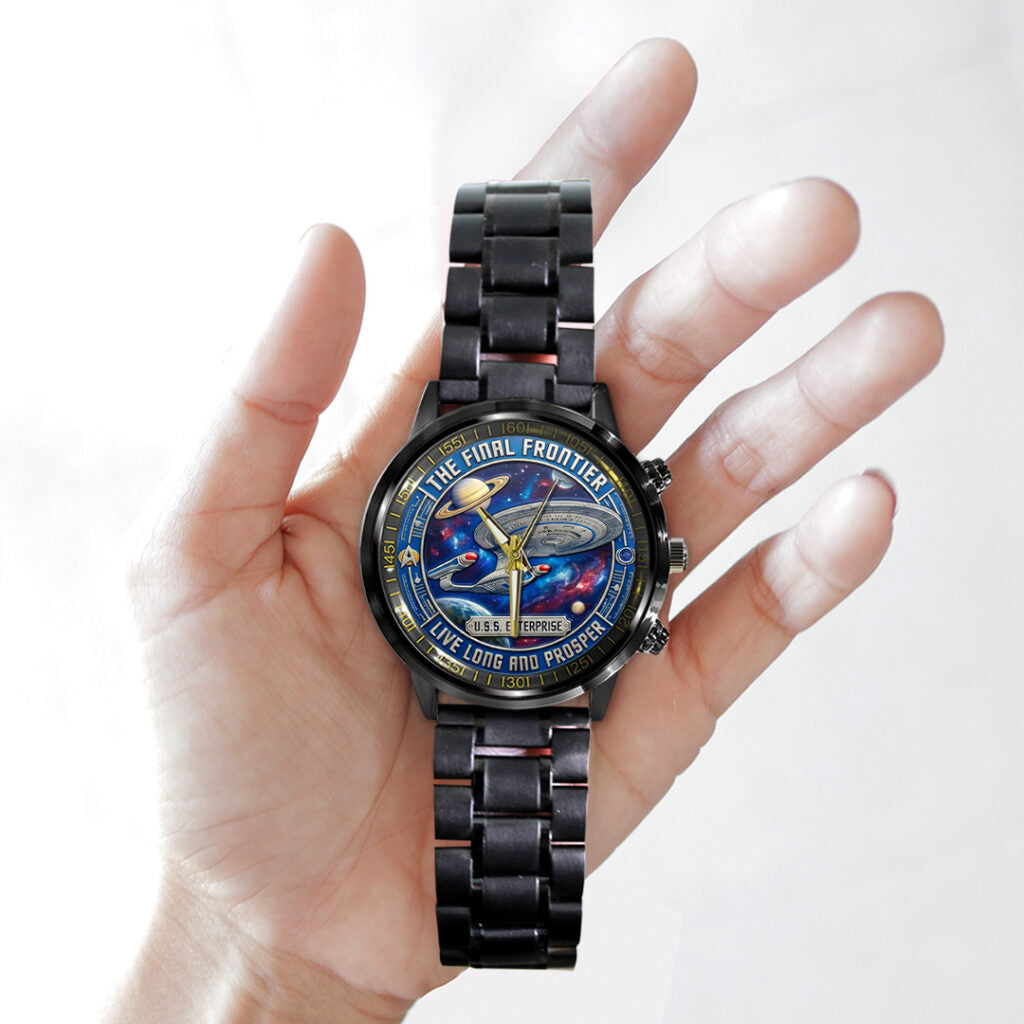 Star Trek 60th Anniversary 2026 Black Stainless Steel Watch - TANTN21387