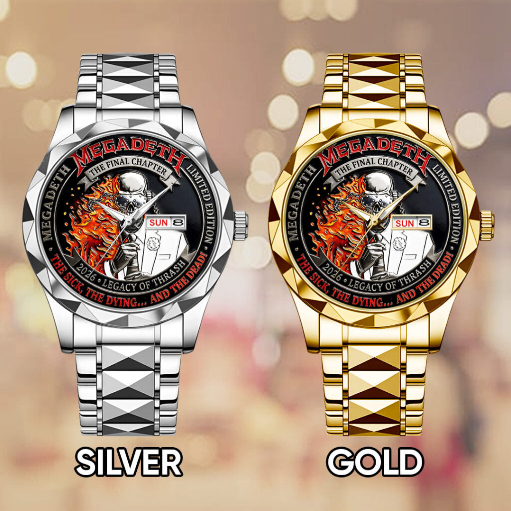 Megadeth Alloy Luxury Quartz Watch - TANTN21457