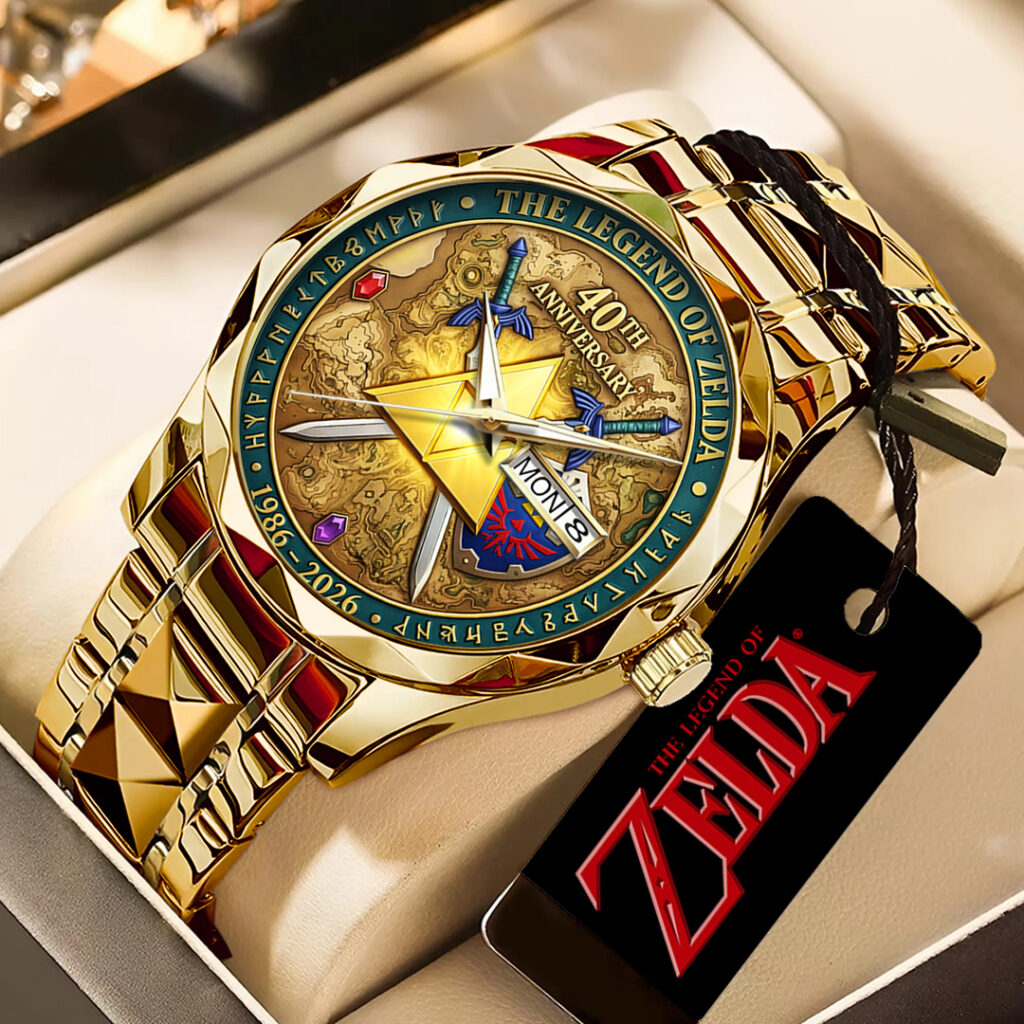 The Legend of Zelda 40th Anniversary Alloy Luxury Quartz Watch - TANTN21462