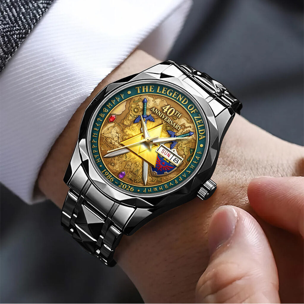 The Legend of Zelda 40th Anniversary Alloy Luxury Quartz Watch - TANTN21462