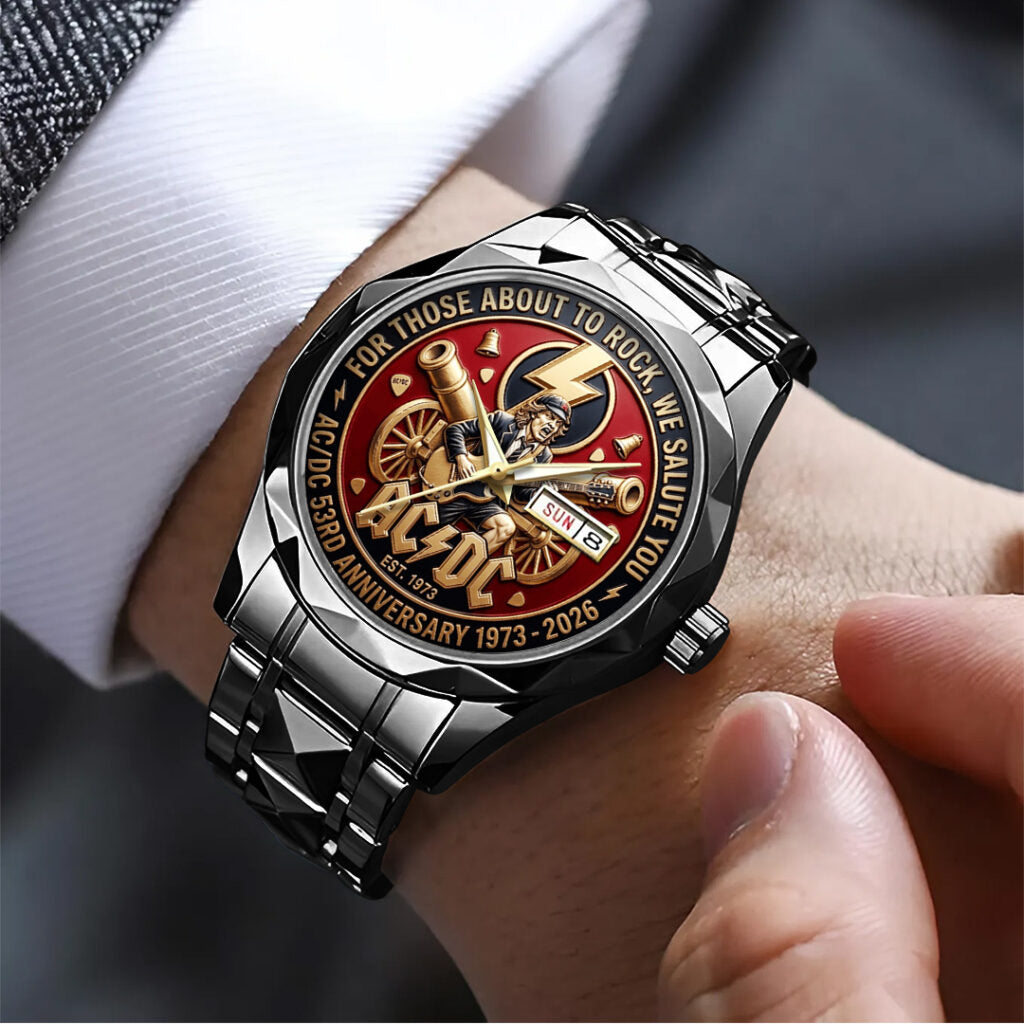 AC/DC Alloy Luxury Quartz Watch - TANTN21489