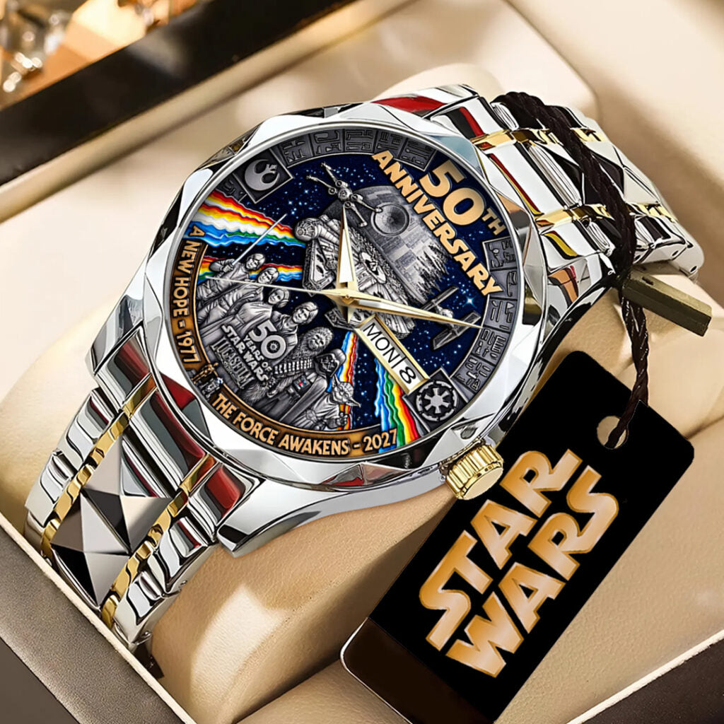 Star Wars 50th Anniversary Alloy Luxury Quartz Watch - TANTN21522