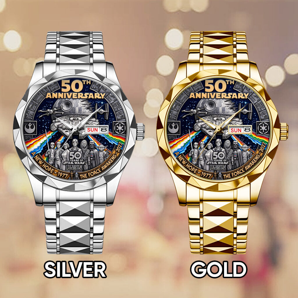 Star Wars 50th Anniversary Alloy Luxury Quartz Watch - TANTN21522